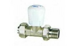 卡套黄铜手动温控阀(直式)